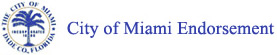 City of Miami Endorsement